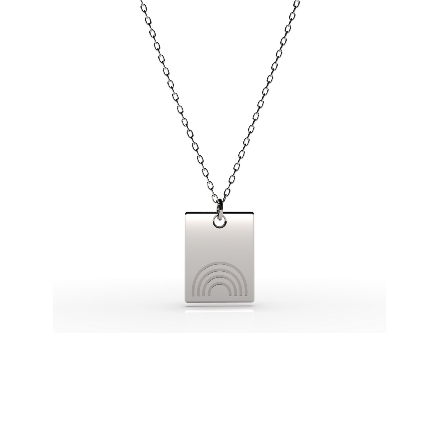 rainbow pride necklace