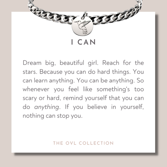 "I Can" Bracelet For Girls