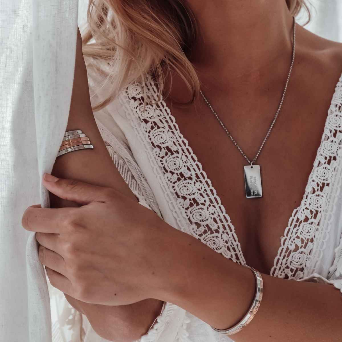 Progress Over Perfection Necklace | Necklaces | The Ovl Collection