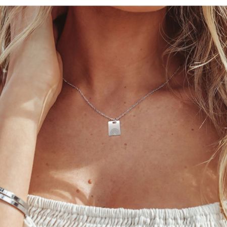 Rainbow necklace - meaningful jewelry gift