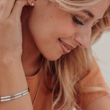 Load image into Gallery viewer, Present Over Perfect Cuff Bracelet | Bracelets | The Ovl Collection
