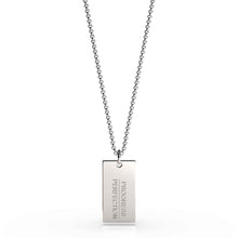 Load image into Gallery viewer, Mindfulness necklace | Progress over perfection | Meaningful jewelry
