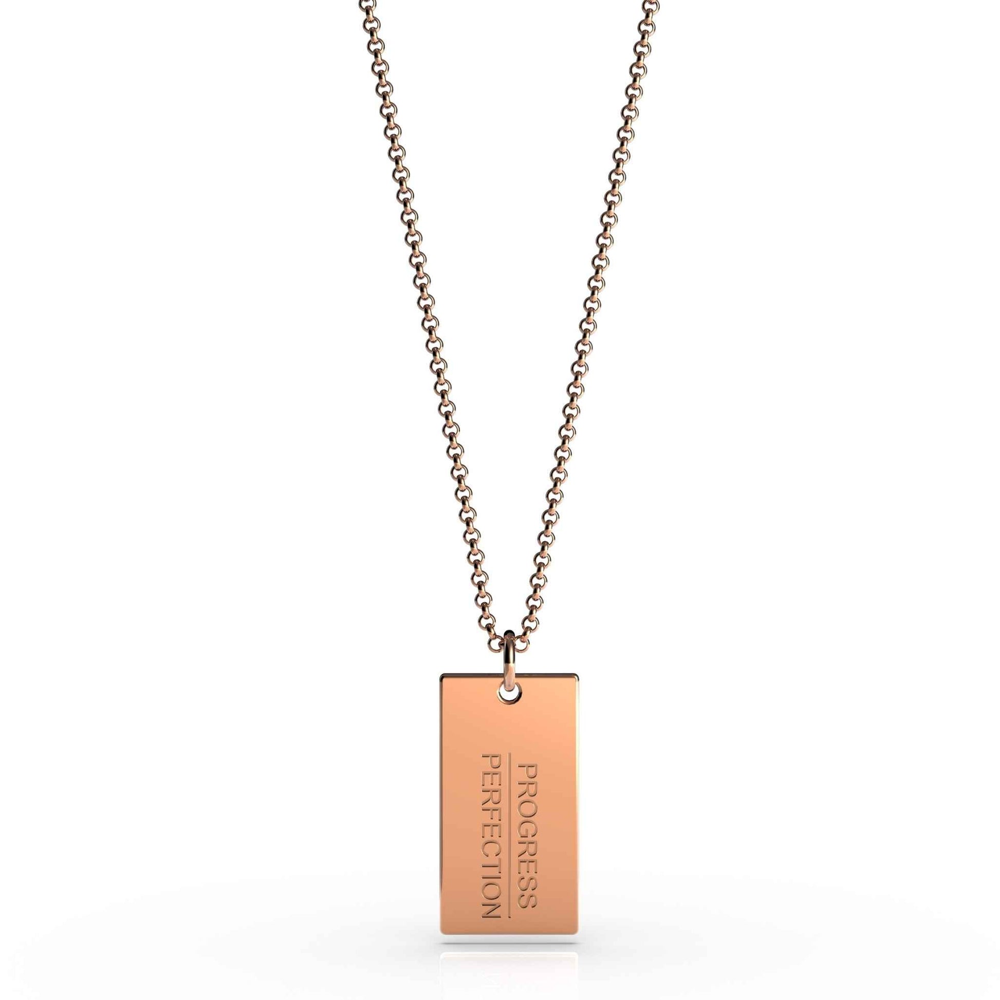 Progress Over Perfection Necklace | Necklaces | The Ovl Collection