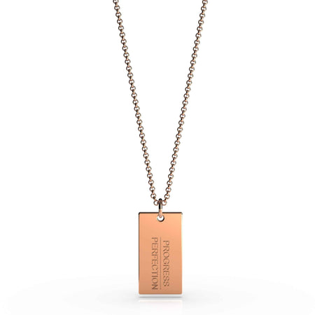 Progress Over Perfection Necklace | Necklaces | The Ovl Collection