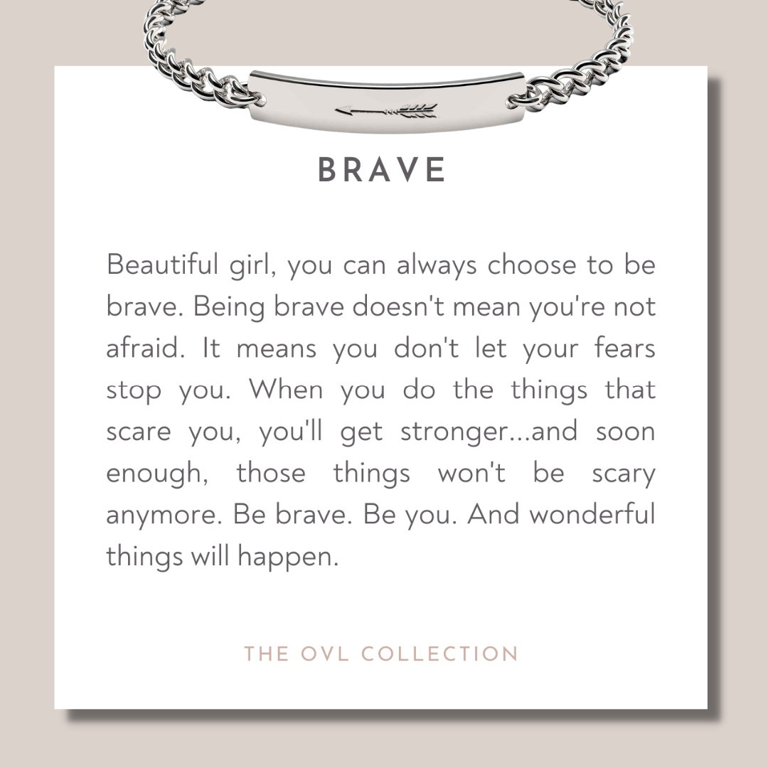 "Brave" Bracelet For Girls